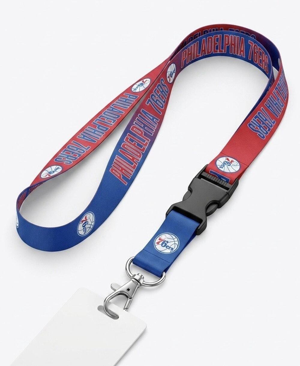 Philadelphia 76ers Reversible Graphic Detachable Lanyard